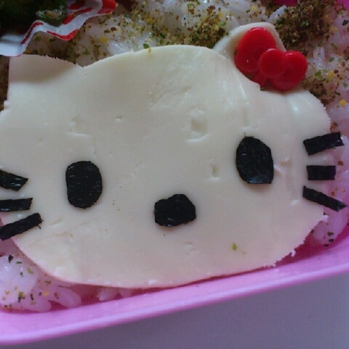 チーズと海苔だけ キャラ弁キティ レシピ 作り方 By ピーチェ 楽天レシピ